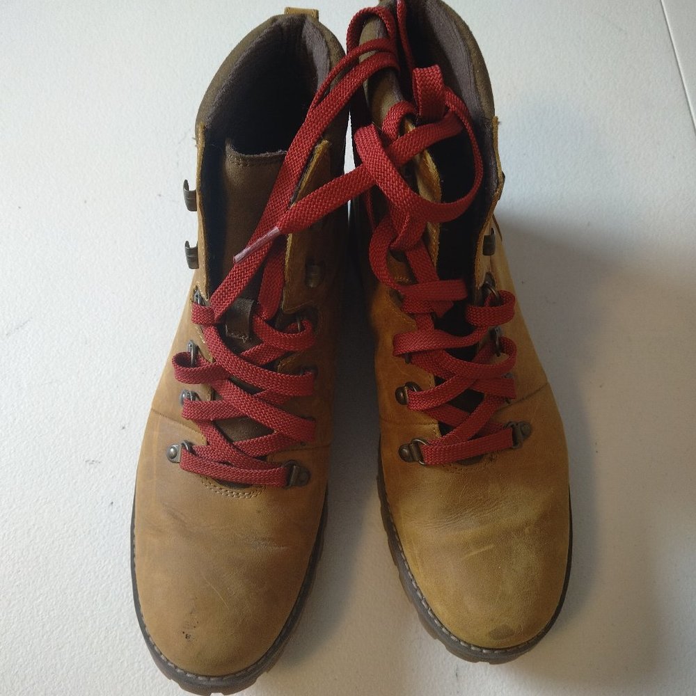 Timberland Women's Size 9 Ellendale Mid Hiker Brown Boots A1R3G Leather